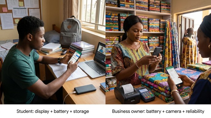 Student vs Business phone
